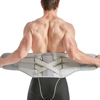 New Products Medical Adjustable Lumbar Support Breathable Brace Back Waist Support Brace for Back Pain Relief
