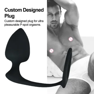Erosjoy Anal Plug With Remote Control Vibrating Thrusting Prostate Massage Anal Vibrator for Men and Women Pleasure