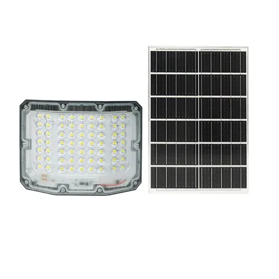 New Three Directions Illumination High Bright Led Solar Flood Light 100W ABS Plastic Weatherproof Outdoor Security Lighting