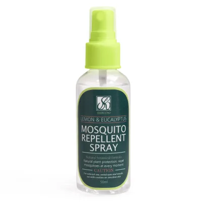 OEM Natural Botanical Formula Lemon Eucalyptus Mosquito Repellent Spray for Daily Outdoor Protection