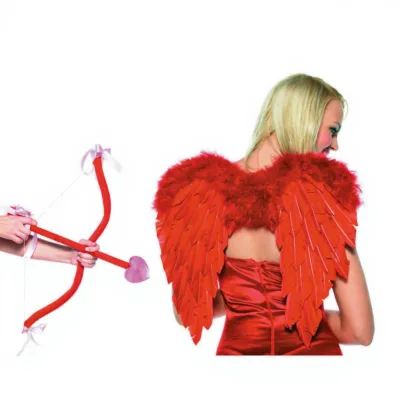 Cupid Heart Bow & Arrow Prop-Valentine's/Halloween Party Cosplay Decoration Accessory Polyester Adult Women's Wholesale