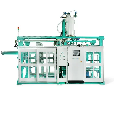 EPS Shape Moulding Machine and Robotic Part Removal System