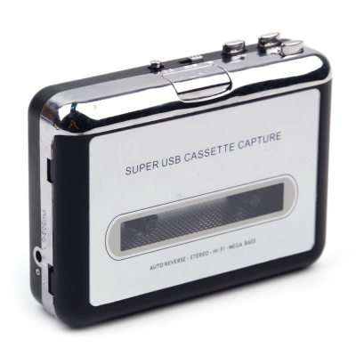 Classic Style USB Cassette Player Audio Music Player Tape Cassette Recorder with Converter Captures MP3 Files