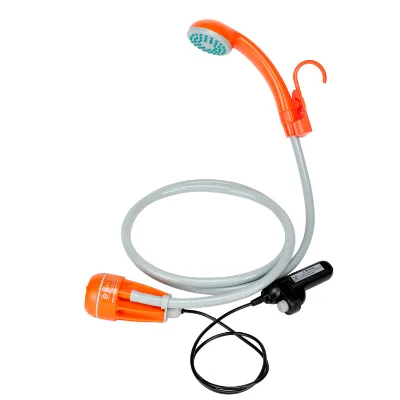 Battery Powered 2200mAh Lithium Battery Waterproof Portable Outdoor Camping Shower 6M Hose Easy Draw Water Bucket/Creek/River