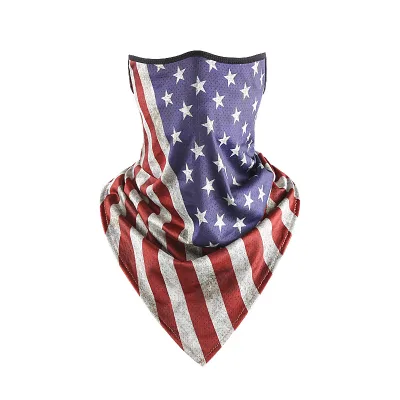 HZO-50003 Scarf Mask Bandana With Ear Loops,Neck Gaiter Balaclava Dust UV Sun Protection Outdoors Face Mask for Women Men