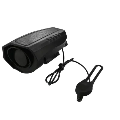 Sports Cycling Bicycle Accessories Ultra-loud Speaker Black Electronic Bicycle 6Sound Alarm Bell Bike Siren Horn Bicycle Bell