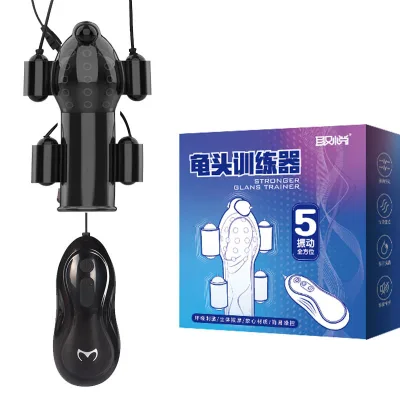 Penis Training Vibrator Male Masturbator Sex Toys Penis Trainer Pump Glans Vibrator for Men