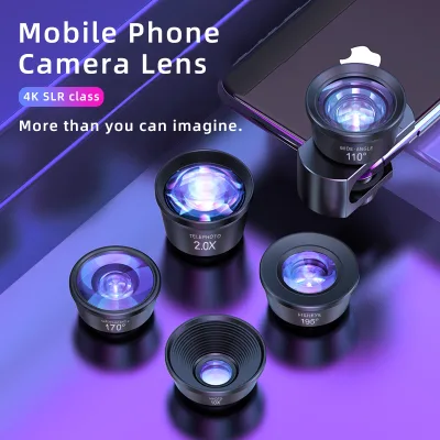 GiAi Mobile Phone Photography Lens 17mm Universal Double-sided Multi-layer Coating Optical Glass Aviation Aluminum Macro Wide