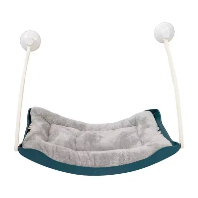 Comfortable Cat Hammock with Blanket for Window Hanging Customizable Designs for Your Pets Enjoyment