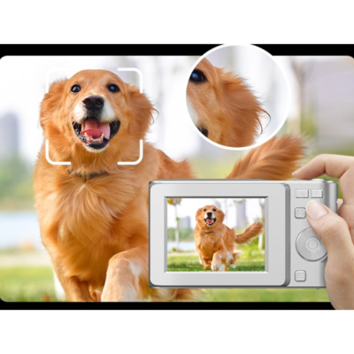 Digital Camera for Kids, Video Camera, Digital Point and Shoot Camera with 16X Zoom Anti Shake, Compact Small Camera