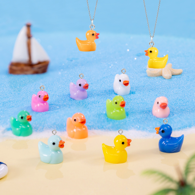 Micro Landscape Mini Simulation Duckling Ornaments Bonsai Landscaping Small Accessories Yellow Duck Home Decoration Resin Craft