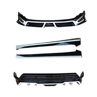 Factory Direct Plastic Screw-On Car Body Kit Wald Style Front Lip Rear Lip Side Skirts for Prius 2018-2020
