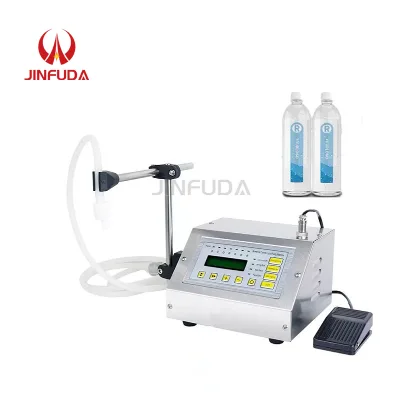 Semi-Auto Liquid Filling Machine Pump Numerical Filler Digital Control 2ml to 3500ml Drink Water