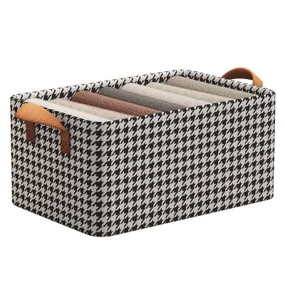 Closet Systems Organizers Clothes Pants Storage Magic Box Single-Tier Fabric Storage for Home Wardrobe Intimates Drawer Basket