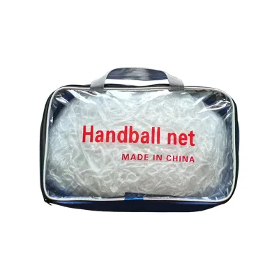 Custom Wholesale Fustal Chrome Plated Durable Handball Goal Post Net with HDPP High Grade Net Official Size