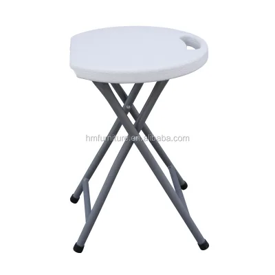 Modern Convertible Portable Catering Plastic Folding Stool Waterproof Eco-Friendly Design for Home Furniture Workshop Warehouse