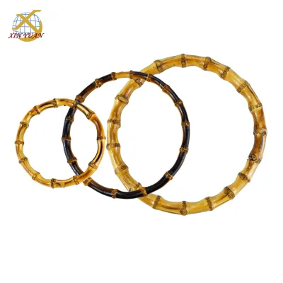 Professional Customized Service Round Bamboo Handle for Bag Evening Bag Bamboo Handle