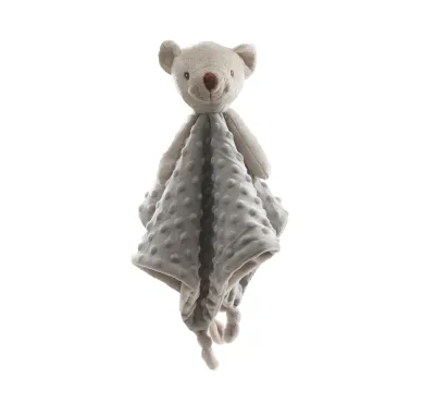 Custom Cozy Lovely Toy Animal Stuffed Security Blanket for Baby