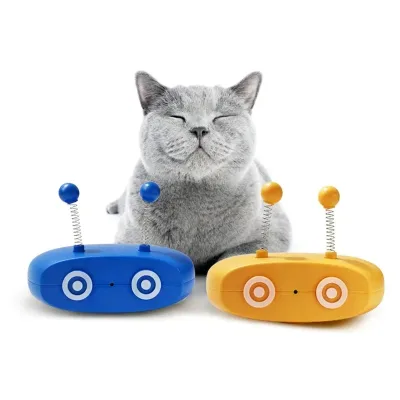 Automatic 4 Speeds Interactive Pet Toy for Cat Kitty Electric Cat Toy Plate Motion Undercover Mouse Fabric Moving