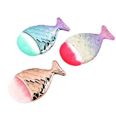 Soft Fish Style  Nail Art Brush Dust Remover Cleaning Manicure Nail Art Tool Remover Cleaning Manicure Nail Art Tool