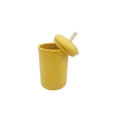 Portable Mini Food-Grade Silicone Water Bottle Spill-Proof Straw for Outdoor Sports OEM/ODM Factory Service Competitive Price