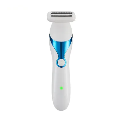 Portable Shaver for Women Whole Body Arms Knees Bikini Armpit Wet Dry Ergonomic Grip Non Slip Smooth Finish Leg Trimmer