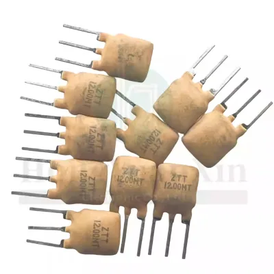 New 12MHZ Ceramic Crystal Oscillator ZTT12.00MT Tripod Ceramic Vibration 12M Direct Insert 3P