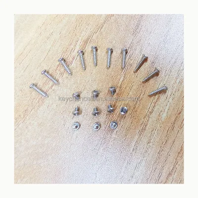 Silver Stainless Steel Cross Screw Metal Round Head Screw for File Folder File Fastener