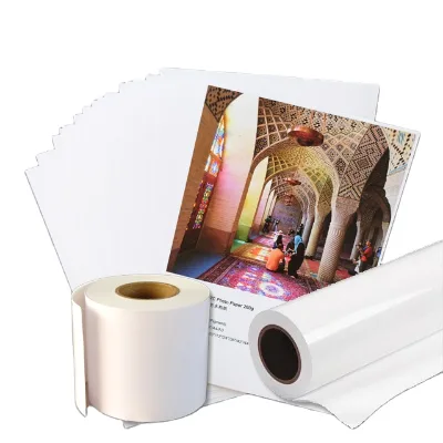 Water-based Film Media White Glossy PET Film Glossy
