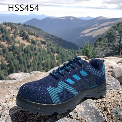 LXG,safety Toe Tennis Shoes Anti-static for Construction Line Durable PU/PU Outsole Shockproof Cheap Safety Boots HSS454
