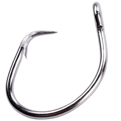 39965 16/0 Offset 4.1mm Stainless Steel Hooks for Marine Fishing
