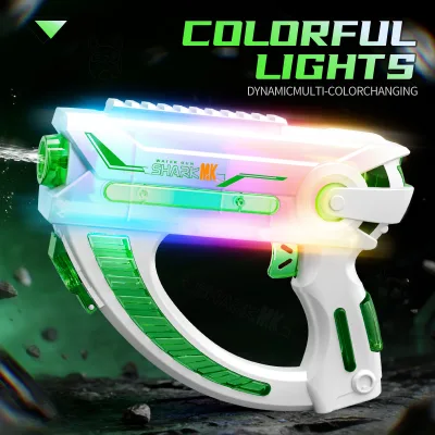 Auroral Pulse Rainbow Pineapple Dynamic Colorful Blaster Electric Plastic Automatic Water Gun Toys for Kids Squirt Pistol