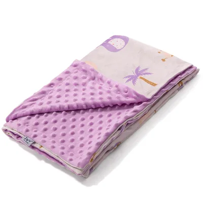 Soft Dotted Blanket Customization Fashion Breathable Air-condition Blanket Baby Swaddle Blanket for Baby