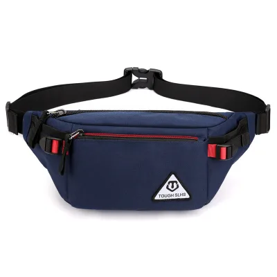Custom Waist Bag Unisex Outdoor Travel Lightweight Fanny Pack Adjustable Polyester Gifts with Zipper Closure Hip Bum Bag