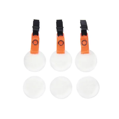 White Deer Scent Dispenser Clip-On with Cotton & Polyethylene Scent Wicks for Hunting
