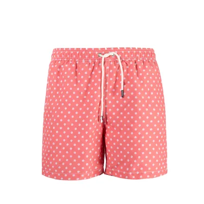 Casual Concise Style Summer Beach Shorts Broad Stripes Swimshort Concise Style Swim Trunks Breathable Woven Mid Waist Worsted