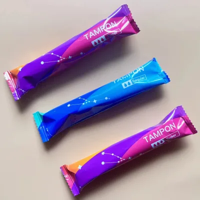 Free Sample Disposable Cotton Plastic Applicator Tampons for Women