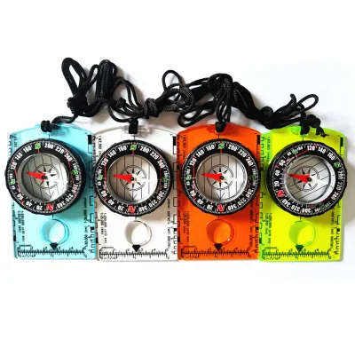Camping Navigation Acrylic Compass Professional Field for Map Reading Best Survival Tool