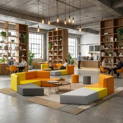 Customizable Public Seating Modular Sofa Public Area Sofa Modular Bench Seating Commercial Public Seating Furniture OEM Supplier