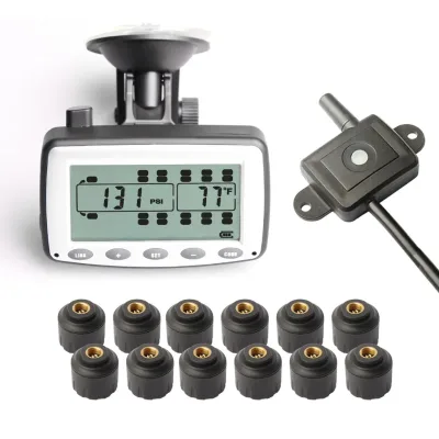 Manufacturer Truck Car Internal Digital Universal Tyre Tube TPMS China 12 Ce LCD Display Universal Auto Parts Car Tpms Sensors