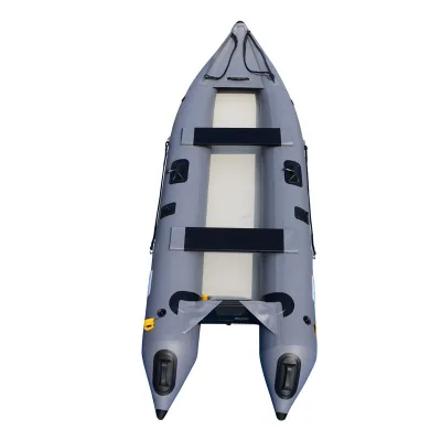 Folding 14'' Kaboat Inflatable Boat for Sale 2 Person Fishing Tender Boat Canoe Kayak