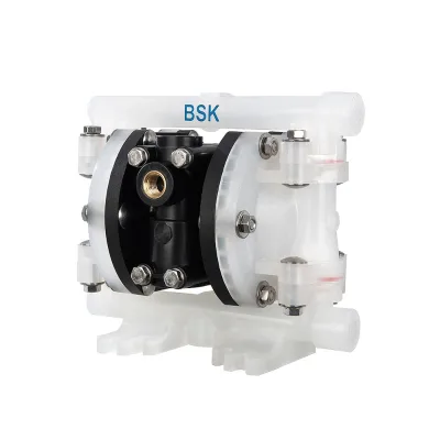 BSK Hot Sale Double Diaphragm Corrosive Resistance Plastic PP Low Ink Pump Self-Priming Air Operated Diaphragm Pump