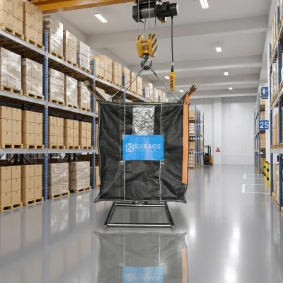 Wholesale Anti Static Leak Proof FIBC Sack With Baffle Pass Lab Tensile Test Big Bag for Global Hazardous Chemical Import Trade