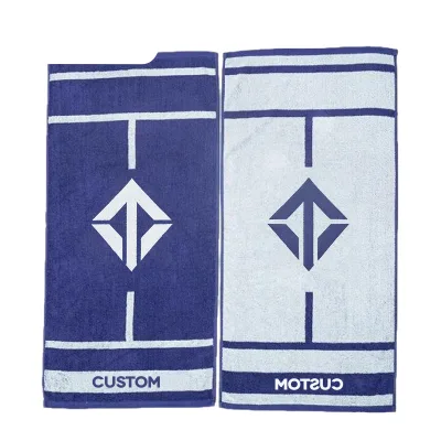 Source Factory Adult Personalized 100% Cotton Woven Jacquard Sports Towel Eco-Friendly Antimicrobial Highly Absorbent Quick Dry