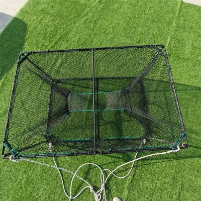 Heavy Duty PE Nylon Large Crab Trap Durable Aquaculture Fishery Industry Trap for Sea River Shrimp Fishing