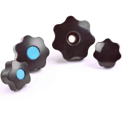 Dustproof Industrial Bakelite Knobs Chemical Resistant Smooth Surface Hard Shore 50-90 Handle Textile Printing Dyeing Machine