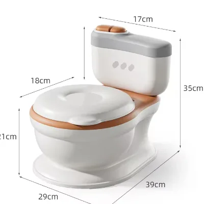 Simulation Baby Toilet Filsh Music Adult Baby Potty Seat with Chair
