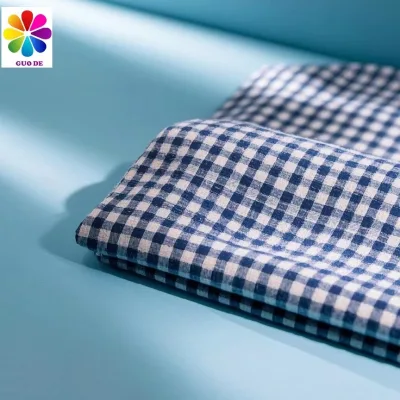 100% Polyester Heavyweight Two-Sided Checked Stripe Jacquard Fabric Waterproof Poplin Stretch for Home Textiles Cushions Skirts