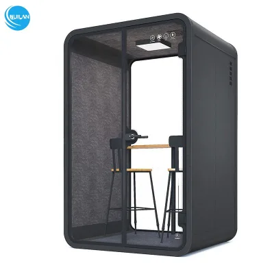 Dongguan 2-4 Person Movable Portable Meeting Soundproof Room Acoustic Vocal Estudio Booth Dongguan Soundproof Room Over Booths