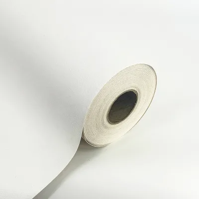 05 Fiber Natural White Unbleached Double Warp Single Weft Blank Hand-painting Canvas Roll